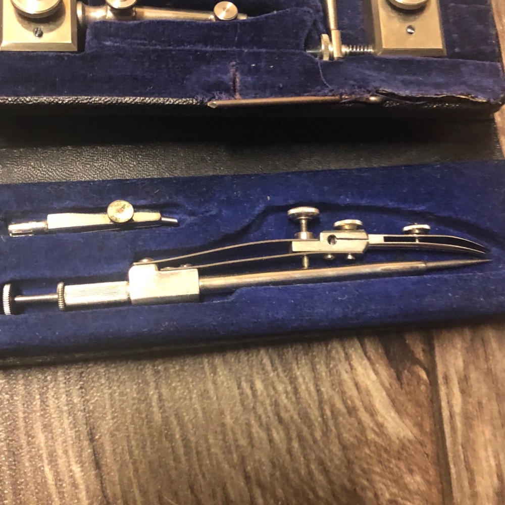 Vintage Dietzgen & Proebster Drafting Set Lot | Compass Tools | Original Cases - Picture 4 of 6